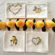 Serviette de table brodée personnalisée citron de Menton avec votre intiale - Villa Farese