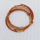 Bracelet multi-rangs rouge, orange et beige - Villa Farèse - Villa Farese