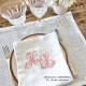 Serviette de table brodée personnalisée à vos initiales vintage - Monogramme Cristina - Villa Farese